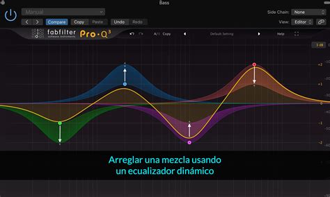 Arreglar una mezcla usando un ecualizador dinámico