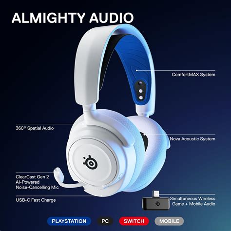 Snapklik.com : SteelSeries Arctis Nova 7P Wireless Multi-System Gaming ...