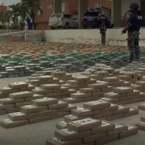 Fueron decomisadas más de 8 toneladas de droga en Guayas