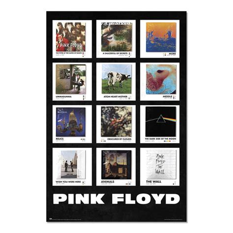 Pink Floyd Album Covers 1967 1979 Maxi Poster Koolpixnz