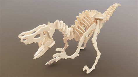 Modern dinosaur skeleton 3D model | CGTrader