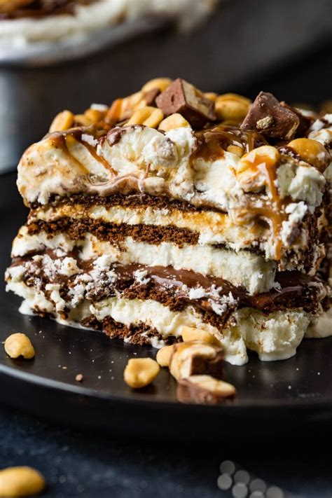 Snickers Ice Cream Cake Oh Sweet Basil