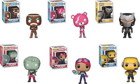 Amazon.com: Funko Pop! Games: Fortnite Set of 6: Love Ranger, Merry ...