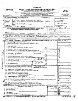 Fillable Online Short Form Ez Return Of Organization Exempt From