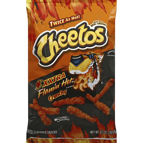 Cheetos Cheese Flavored Snacks Crunchy Xxtra Flamin Hot Flavored Oz Northgate Market