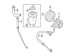 Ford Ranger Power Steering Pump L Z A Brm Oem Parts Online