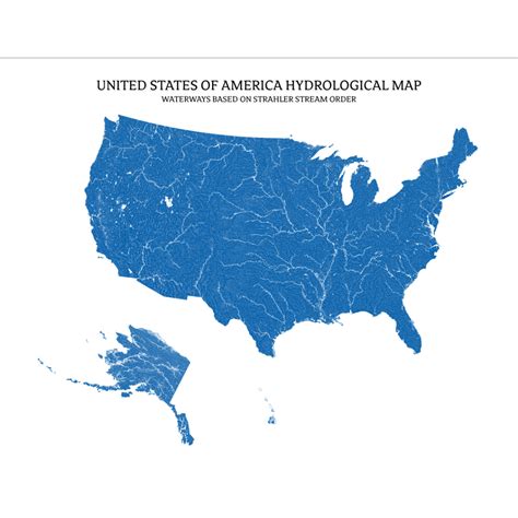 United States- Rivers & Lakes Map - US River Maps