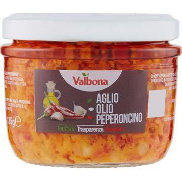 Condimento Aglio Olio E Peperoncino VALBONA 140 G Coop Shop