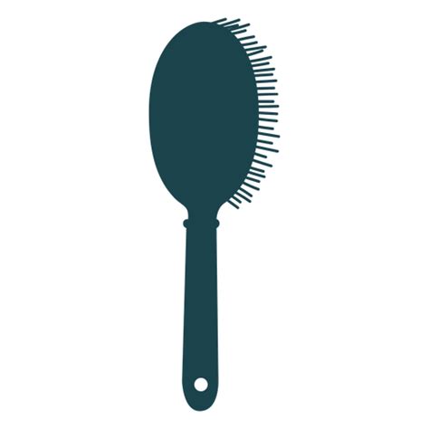 Hair Brush Rear View Silhouette PNG & SVG Design For T-Shirts