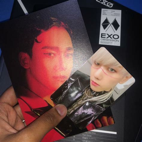 Jual Album Exo Obsession Fullset Photocard Pc Baekhyun Official Folded