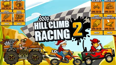 Hill Climb Racing 2 All Vehicles Fully Upgraded Descubra Os