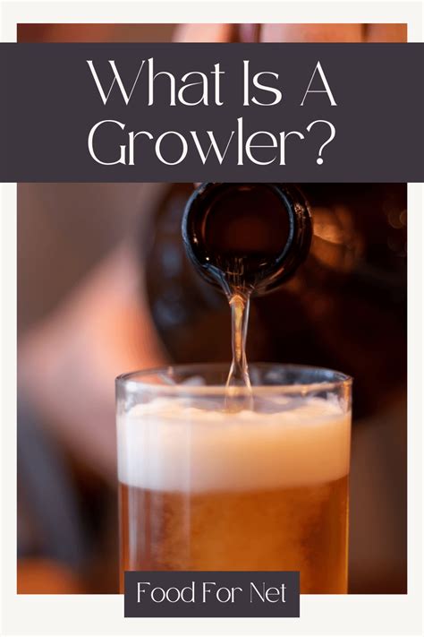 What Is A Growler And Why You Need One For Your Beer | Food For Net