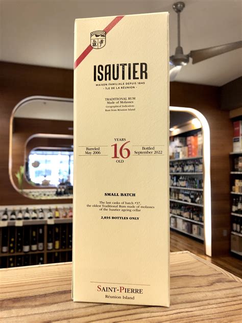 Isautier Year Traditional Rum Ml Downtown Wine Spirits