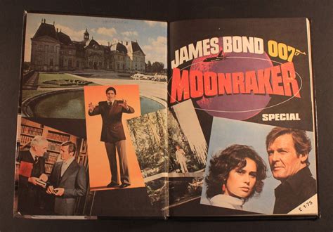 1979 James Bond Moonraker Book Hardcover Uk Exclusive Annual Etsy