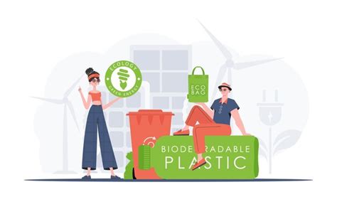 Conceito De Mundo Verde E Ecologia Pessoas Que Se Preocupam Com O Meio