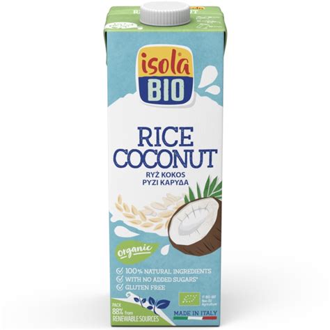 Bautura Bio Din Orez Cu Nuca De Cocos Fara Gluten Isola Bio L Emag Ro