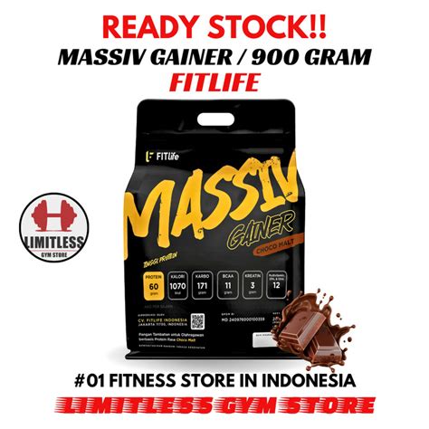 Promo Fitlife Massiv Gainer Lbs G Massive Mass Gainer Mpro Lb