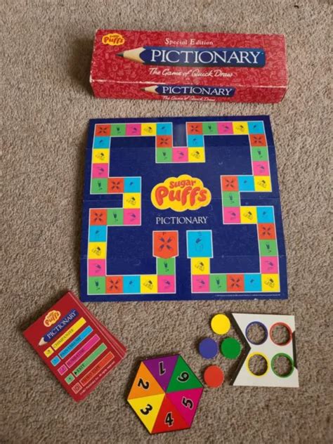 1997 ÉDITION SPÉCIALE Sugar Puffs Pictionary The Game of Quick Draw