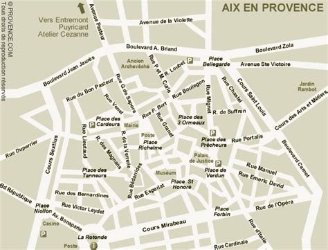 Aix en Provence Map