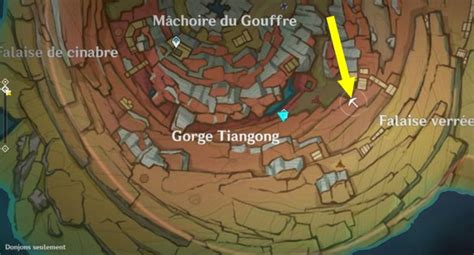 Emplacements Des Pierres S Culaires Dans Le Gouffre Genshin Impact