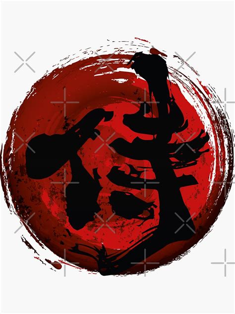 Samurai Kanji Sticker For Sale By Dcornel Redbubble