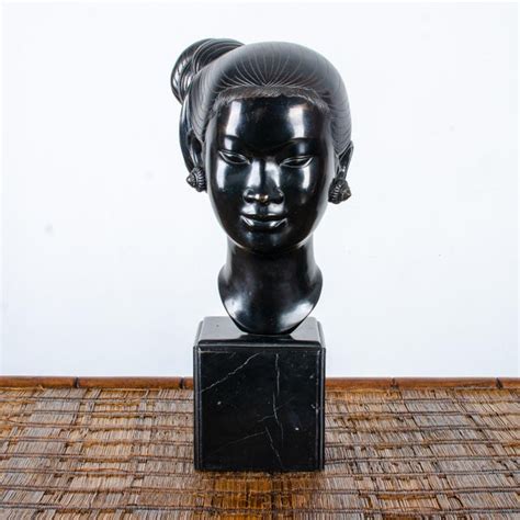 Nguyen Thanh Le Vietnamese Woman In Bronze Sculpture C1950 Chairish