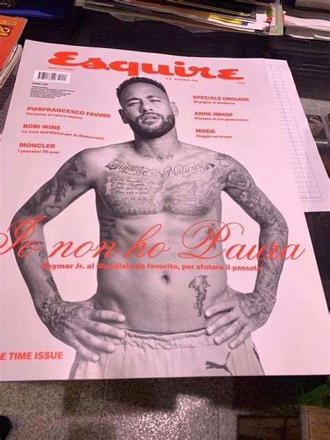 Neymar Sai Na Capa Da Esquire Italiana E Fala Sobre O Seu Sonho De