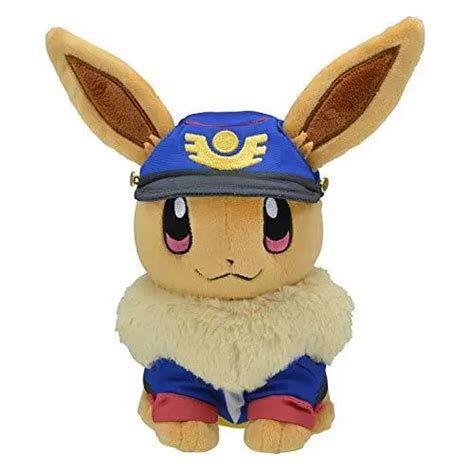 Pokemon Center Original Plush Doll Pika Vee Let S Go Eevee Patrol Japan