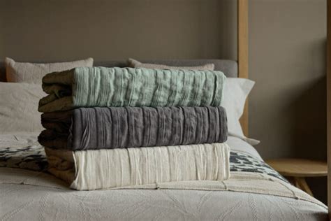 Natural Colour Bed Throw Atelier Yuwa Ciao Jp