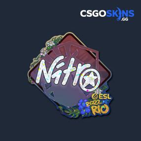 Sticker Nitr Glitter Rio Csgoskins Gg