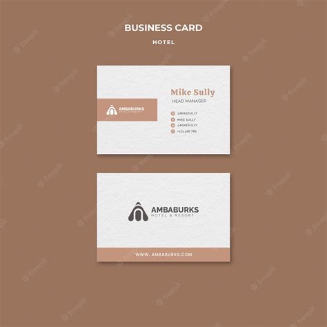 Hotel template design business card – Stokverse