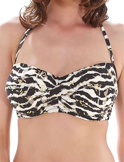 Fantasie Milos Twist Bandeau Bikini Top Belle Lingerie