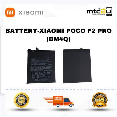 Battery Xiaomi Poco F2 Pro Bm4q Bateri Iaomi Poco F2 Pro Shopee Malaysia