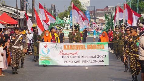 Semarak Hari Santri Pcnu Pekalongan Gelar Karnaval Budaya