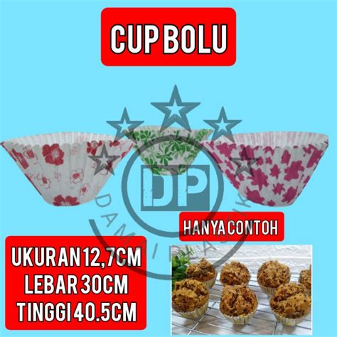 Jual Cup Cake Cases Kertas Motif 127mm 12 7cm Nastar Isi 500pcs Paper