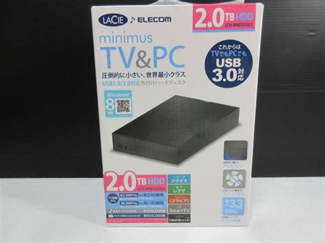 Yahoo オークション 未開封 保管品 LaCie ELECOM minimus TV PC 2TB