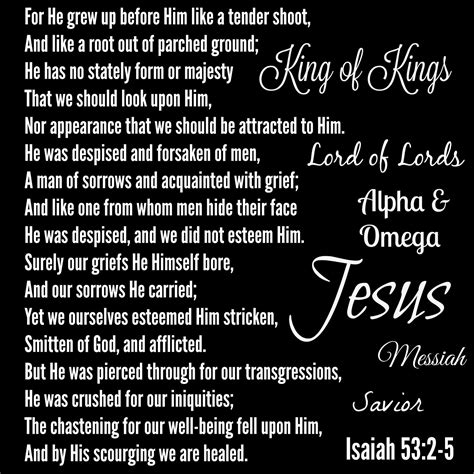 faith, hope and love: isaiah 53