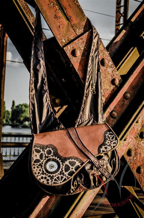 Steampunk Bag Etsy Steampunk Bag Bags Leather Crossbody Bag