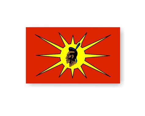 Mohawk Warrior Flag Stickermohawk Warrior Magnet - Etsy