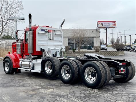 Used 2007 Kenworth W900 Day Cab Tri Axle Cat C15 Turbo Diesel 475