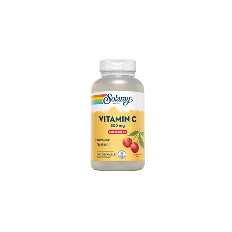 Solaray Vitamina C Mg Comp Masticables