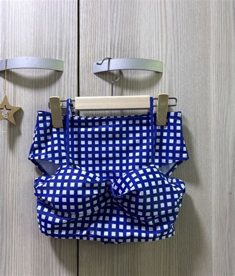 Lovito Blue Bikini Women S Fashion Swimwear Bikinis Swimsuits On Carousell