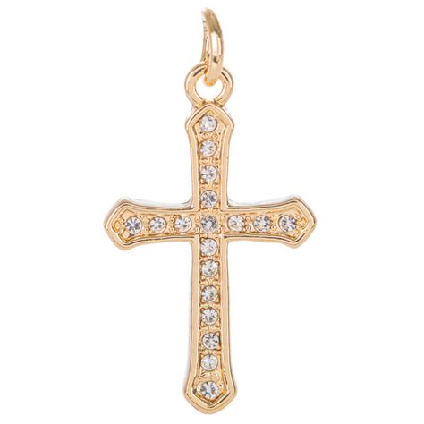 Rhinestone Cross Charm Hobby Lobby