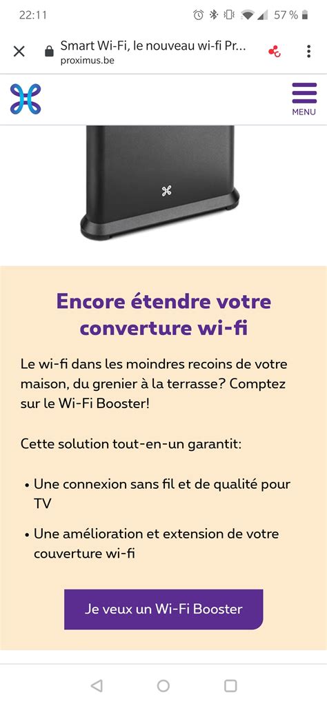 Problème wifi depuis mise à jour octobre 2019 Proximus Forum