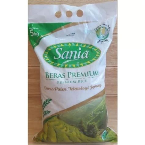 Jual BERAS PREMIUM 5KG SANIA FORTUNE RAJA SEDAP WANGI PULEN PUTIH ALAMI