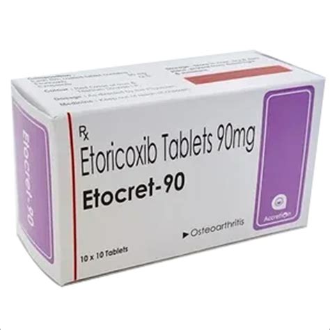 Etocret 90mg Tablet Exporter Wholesaler Supplier Distributor