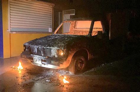 Carbonizadan La Camioneta Del Ex Alcalde De Sayula Este Es El