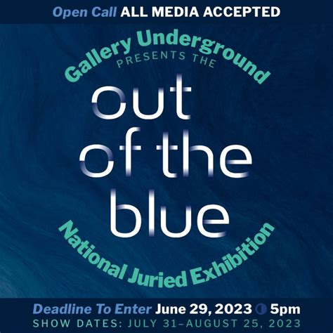 Out Of The Blue Juried Art Show (Arlington, VA) - Call For Artists