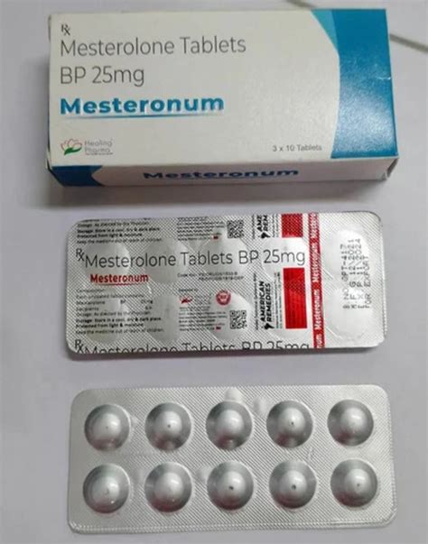 Mesteronum Mesterolone 25mg Tablet At Rs 700 Strip Steroids In Nagpur