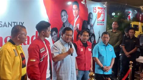 Ditanya Soal Dinasti Politik Prabowo Hal Yang Biasa